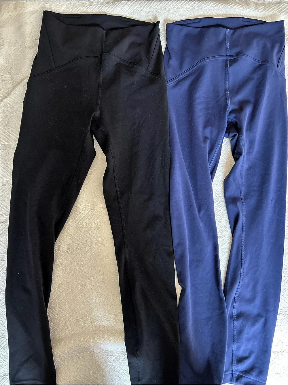 Lululemon Leggings Set  of 2 (Black & Blue)